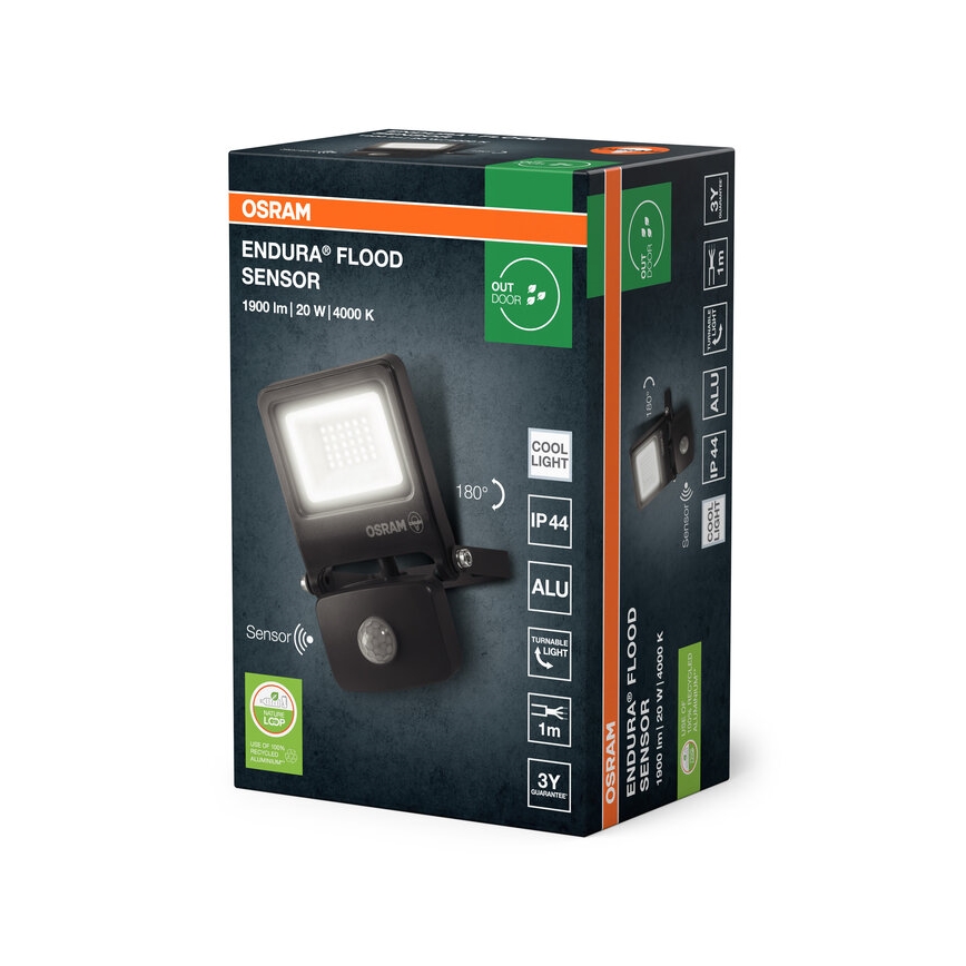 Osram - Naświetlacz LED ENDURA z czujnikiem 20W/230V 4000K IP44