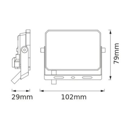 Osram - Naświetlacz LED FLOODLIGHT 10W/230V 4000K IP65