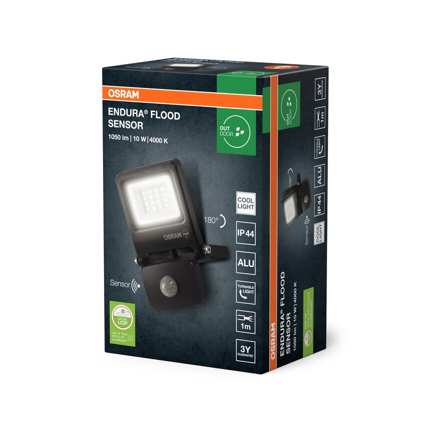 Osram - Naświetlacz LED z czujnikiem ENDURA LED/10W/230V 4000K IP44
