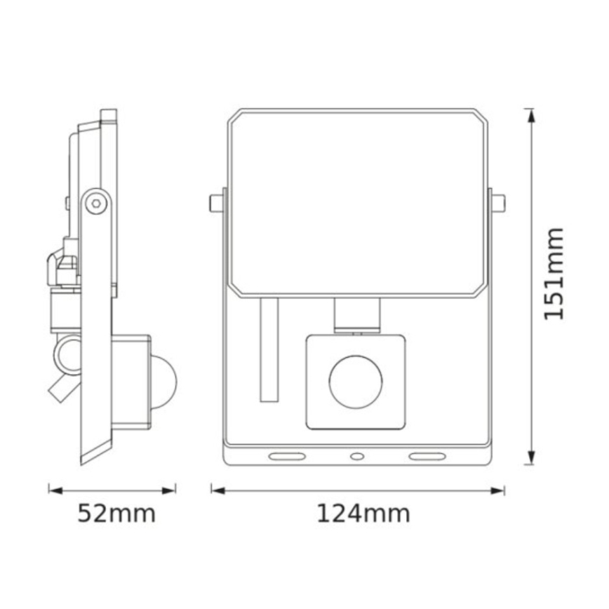 Osram - Naświetlacz LED z czujnikiem FLOODLIGHT LED/20W/230V 3000K IP65
