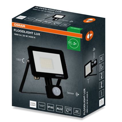 Osram - Naświetlacz LED z czujnikiem FLOODLIGHT LED/20W/230V 4000K IP65