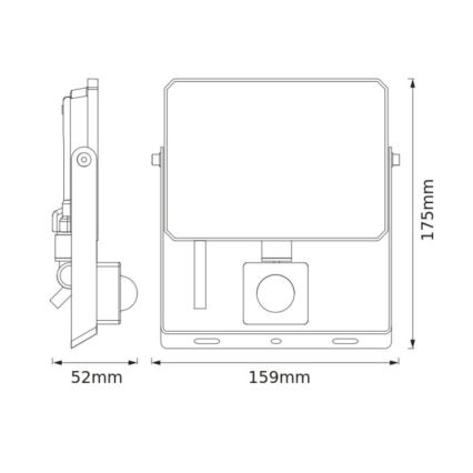 Osram - Naświetlacz LED z czujnikiem FLOODLIGHT LED/30W/230V 4000K IP65