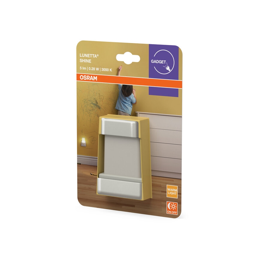 Osram - Nocna lampka LED z czujnikiem LUNETTA LED/0,28W/230V 3000K