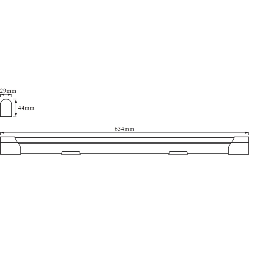 Osram - Oprawa LED podszafkowa BATTEN LED/10W/230V 60 cm