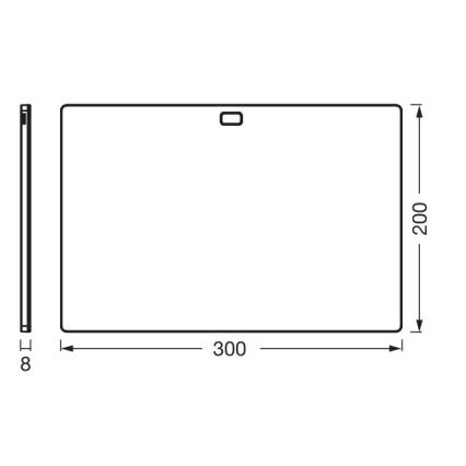 Osram - ściemnialna oprawa podszafkowa LED z czujnikiem ruchu UNDERCABINET LED/7,5W/230V 3000/4000/6500K 20x30 cm biała