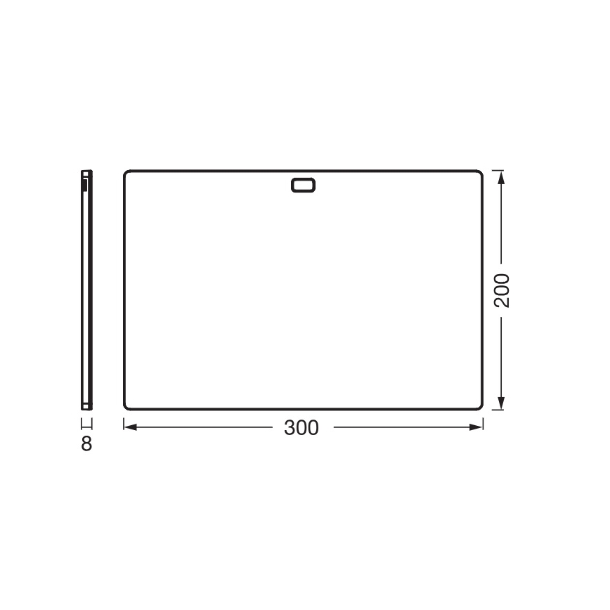 Osram - ściemnialna oprawa podszafkowa LED z czujnikiem ruchu UNDERCABINET LED/7,5W/230V 3000/4000/6500K 20x30 cm biała