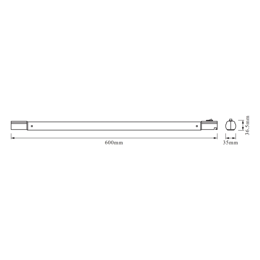 Osram - Oprawa podszafkowa LED TUBEKIT LED/8,9W/230V 4000K 60 cm biała