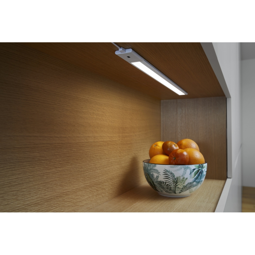 Osram - LED ściemnialna lampa podszafkowa z czujnikiem ruchu CABINET LED/18W/230V 3000K 50 cm biała