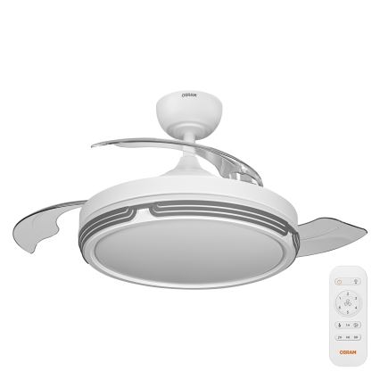 Osram - ściemnialna lampa sufitowa LED z wentylatorem LEVECHE LED/36W/230V 3000/4000/6500K + pilot zdalnego sterowania