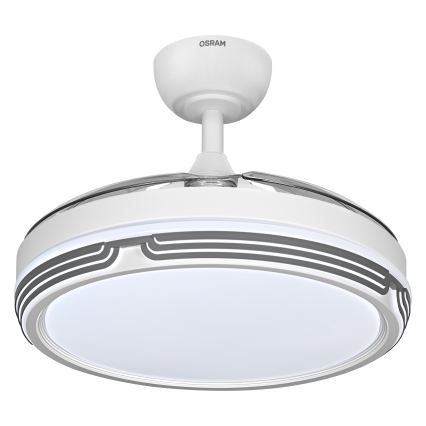 Osram - ściemnialna lampa sufitowa LED z wentylatorem LEVECHE LED/36W/230V 3000/4000/6500K + pilot zdalnego sterowania