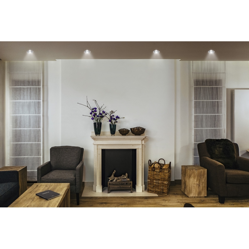 Osram - Oprawa LED wpuszczana SPOT TWIST LED/5W/230V 4000K Ø 7 cm biały/czarny