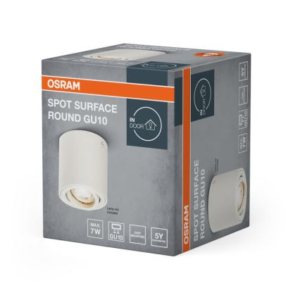 Osram - Oprawa punktowa SPOT 1xGU10/7W/230V biała
