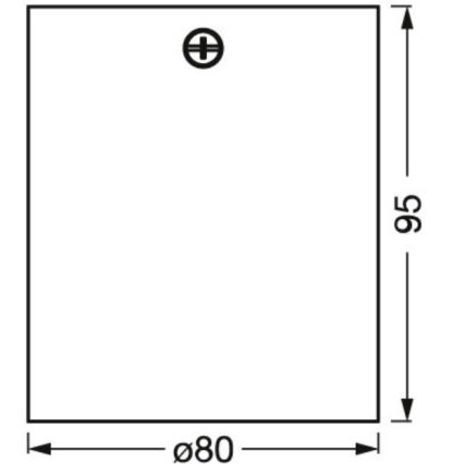 Osram - Oprawa punktowa SPOT 1xGU10/7W/230V biała