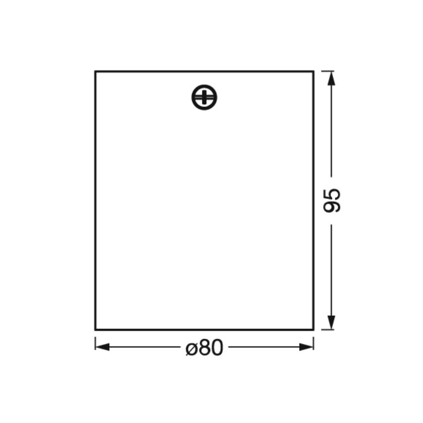 Osram - Oprawa punktowa SPOT 1xGU10/7W/230V czarna