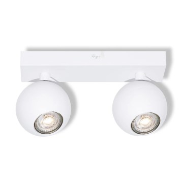 Osram - Oprawa punktowa SPOT SPHERAL 2xGU10/6W/230V biała