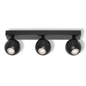 Osram - Oprawa punktowa SPOT SPHERAL 3xGU10/6W/230V czarna