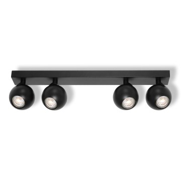 Osram - Oprawa punktowa SPOT SPHERAL 4xGU10/6W/230V czarna