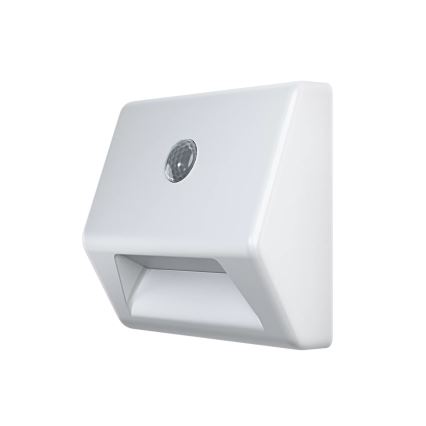 Osram - Oprawa schodowa LED z czujnikiem NIGHTLUX LED/0,25W/3xAAA IP54 biały