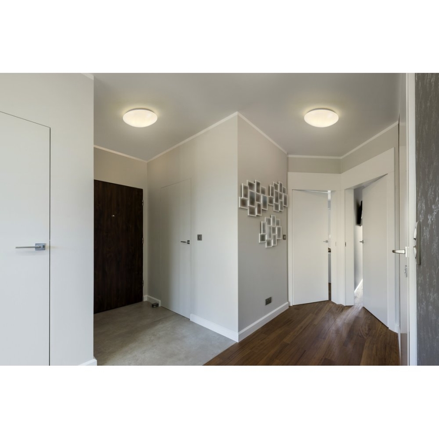 Osram - Oprawa sufitowa CEILING ESSENTIAL 2xE27/25W/230V śr. 35 cm biała