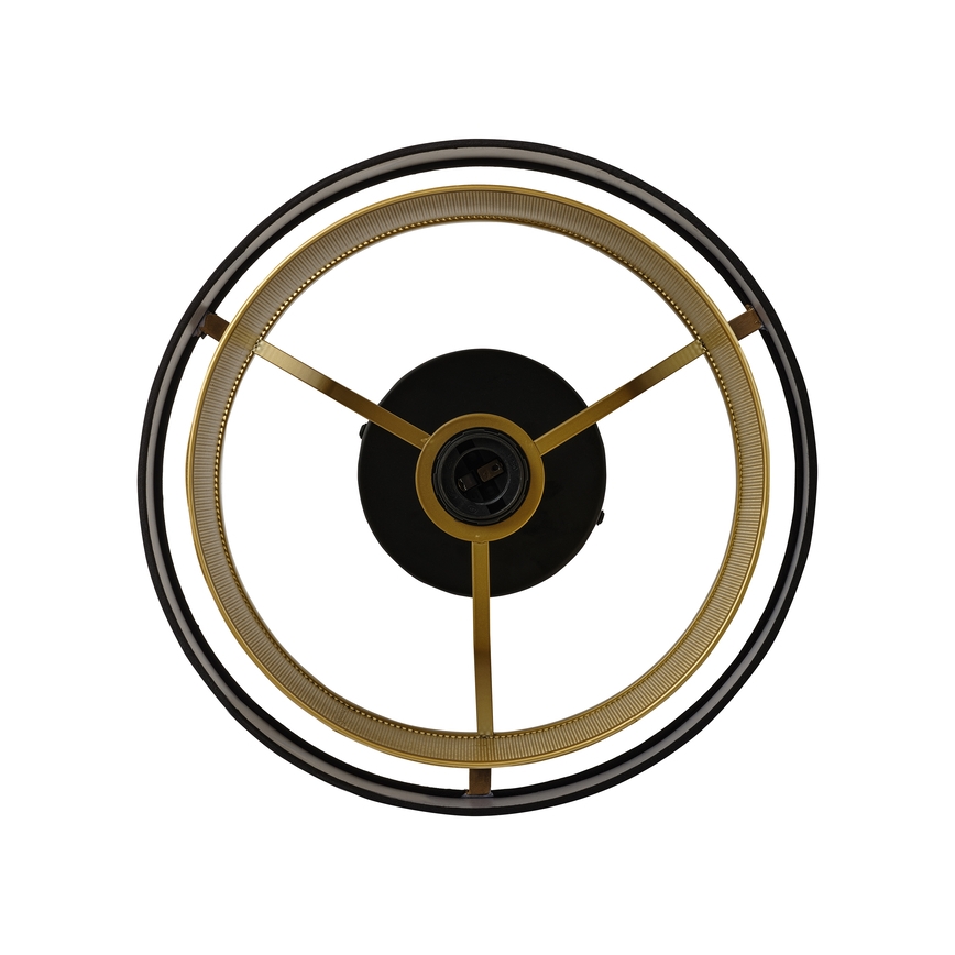 Osram - Oprawa sufitowa DECOR HORNET 1xE27/10W/230V średnica 30 cm czarna/złota