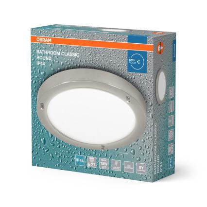 Osram - Plafon łazienkowy BATHROOM CLASSIC, 1x E27/15W/230V, średnica 31 cm, klasa IP44