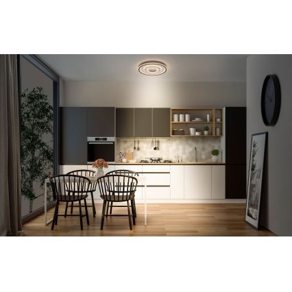 Osram - Oprawa sufitowa LED ORBIS CRISTALLY LED/50W/230V 2700/4000/6000K śr. 43 cm biała/czarna
