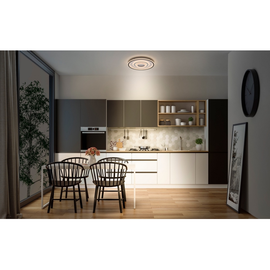 Osram - Oprawa sufitowa LED ORBIS CRISTALLY LED/50W/230V 2700/4000/6000K śr. 43 cm biała/czarna