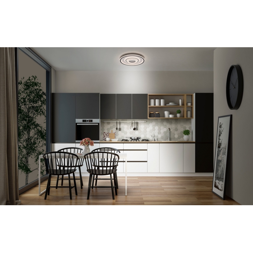 Osram - Oprawa sufitowa LED ORBIS CRISTALLY LED/50W/230V 2700/4000/6000K śr. 43 cm biała/czarna