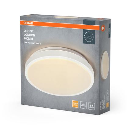 Osram - Oprawa sufitowa LED ORBIS LONDON LED/16W/230V śr. 28 cm biała