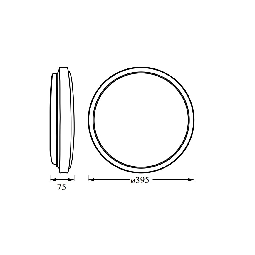 Osram - Oprawa sufitowa LED ORBIS LONDON LED/24W/230V śr. 39,5 cm biała