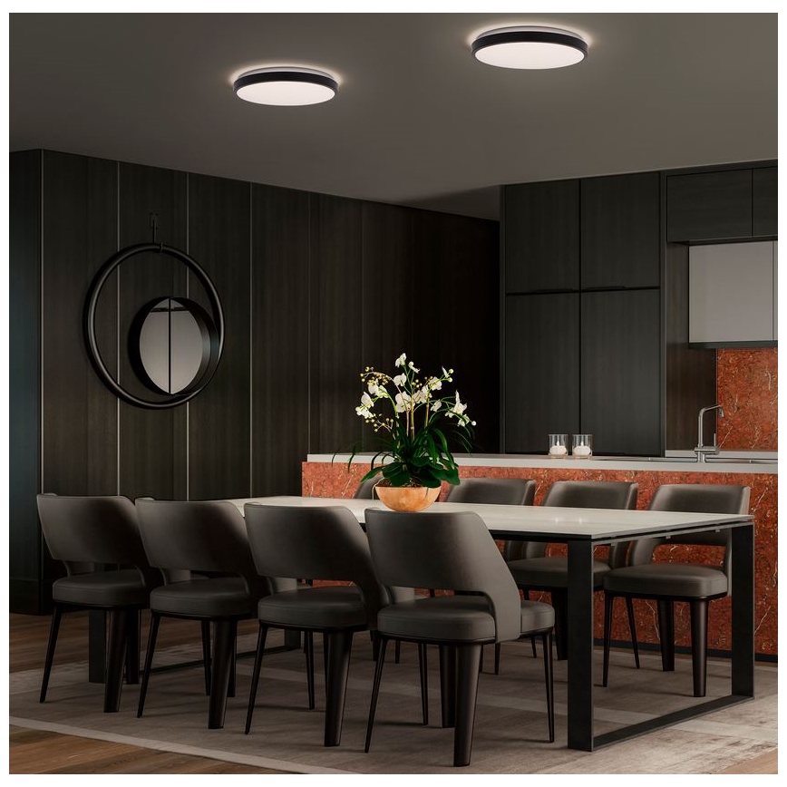 Osram - Oprawa sufitowa LED ORBIS LONDON LED/36W/230V, śr. 48 cm, czarna