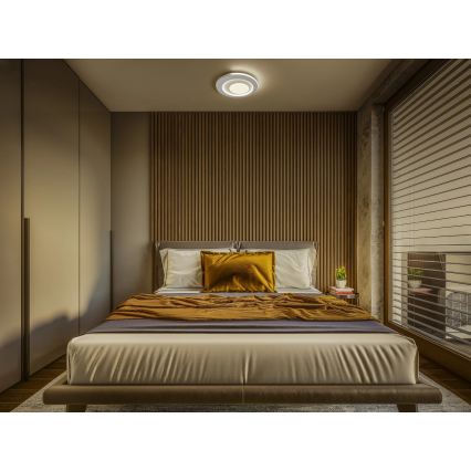 Osram - Oprawa sufitowa LED ORBIS SPIRAL LED/27W/230V, średnica 40 cm, biała