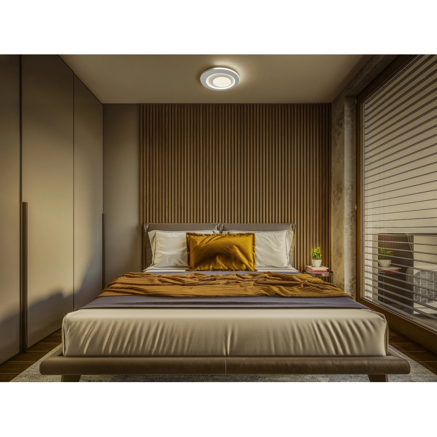 Osram - Oprawa sufitowa LED ORBIS SPIRAL LED/27W/230V, średnica 40 cm, biała
