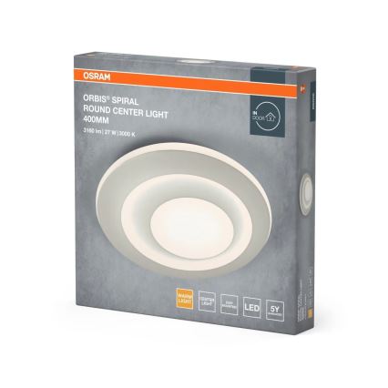 Osram - Oprawa sufitowa LED ORBIS SPIRAL LED/27W/230V, średnica 40 cm, biała