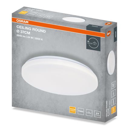 Osram - Oprawa sufitowa LED ROUND/24W/230V śr. 37 cm