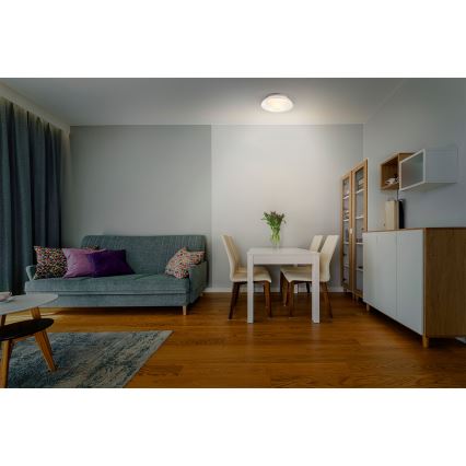 Osram - Oprawa sufitowa ORBIS MILAN 2xE27/10W/230V śr. 30,5 cm brązowa