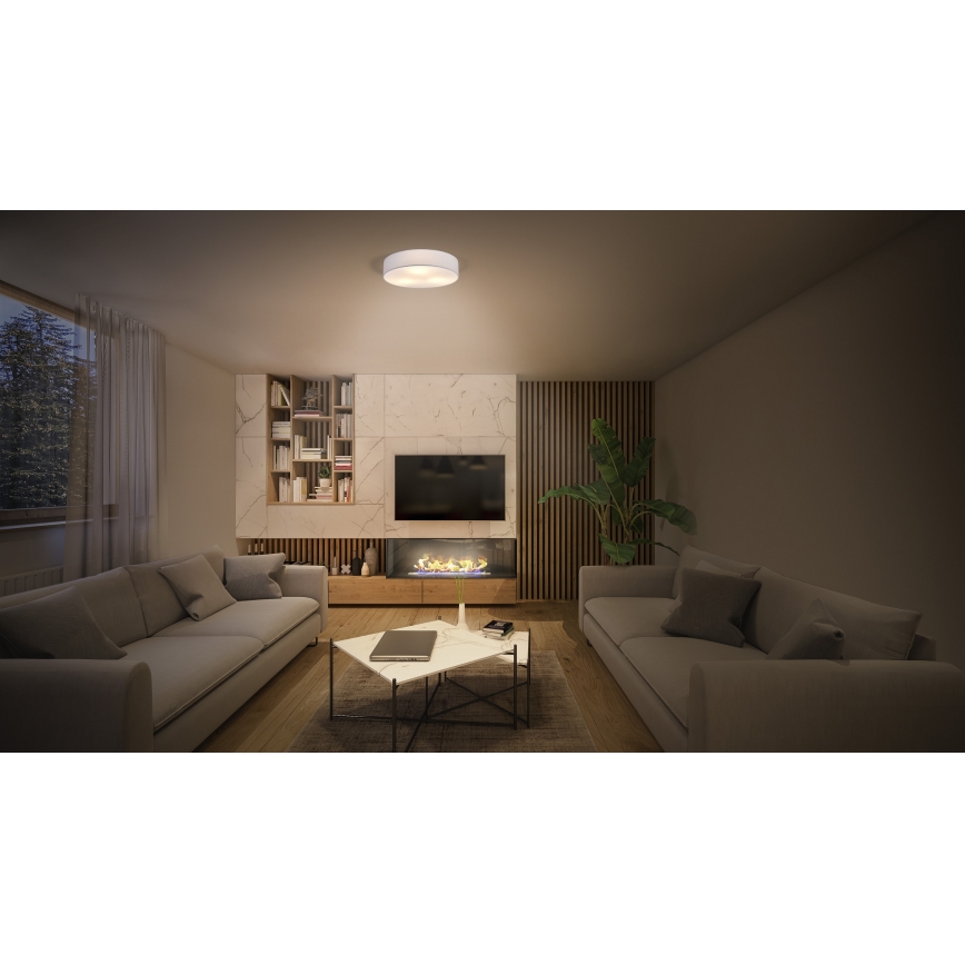 Osram - Lampa sufitowa ORBIS PARIS 2xE27/25W/230V Ø 40 cm biała