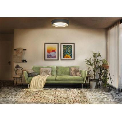 Osram - LED ściemnialna oprawa sufitowa ORBIS CONCRETE LED/18W/230V śr. 40 cm szara/beton