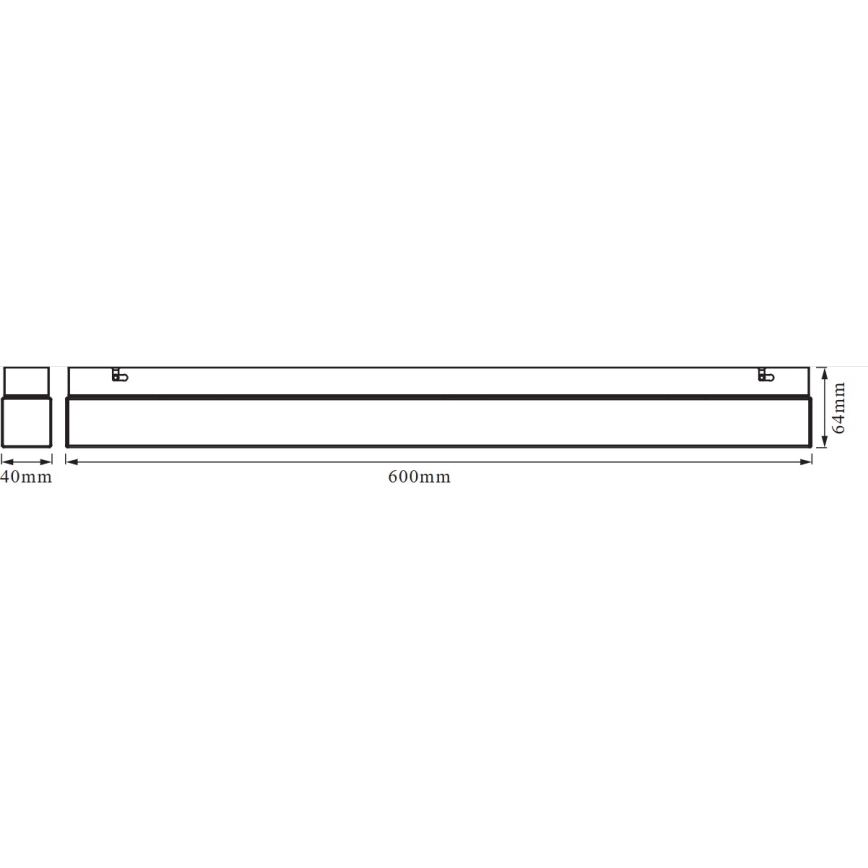 Osram - Oświetlenie lustra łazienkowego SQUARE LED/14W/230V IP44 3000/4000K CRI 90