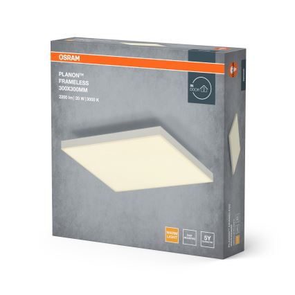 Osram - Panel LED natynkowy PLANON LED/20W/230V 3000K 30x30 cm biały
