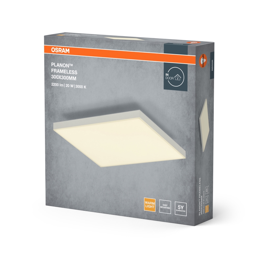 Osram - Panel LED natynkowy PLANON LED/20W/230V 3000K 30x30 cm biały