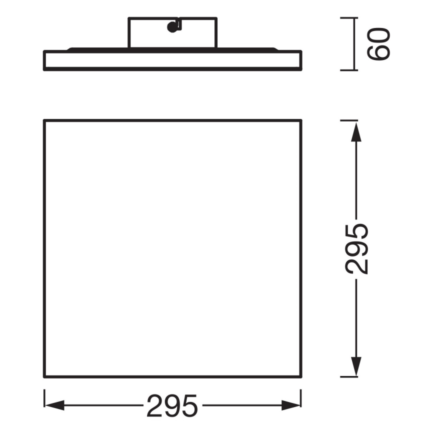 Osram - Panel LED natynkowy PLANON LED/20W/230V 3000K 30x30 cm biały