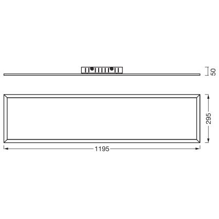 Osram - Panel LED natynkowy PLANON LED/40W/230V 4000K 30x120 cm biały