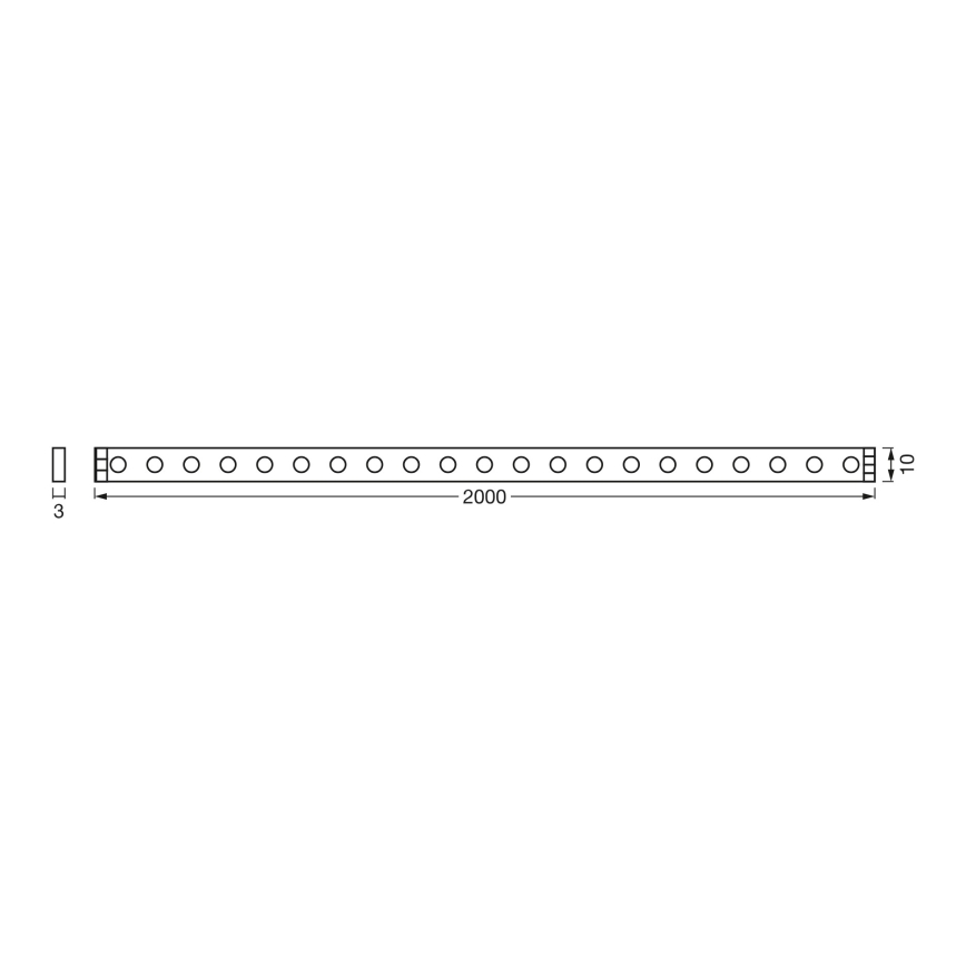 Osram - LED RGB ściemnialny pasek do telewizora FLEX AUDIO 2m LED/3,6W/5V + pilot zdalnego sterowania