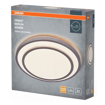Osram - Plafon LED ORBIS BERLIN, 24 W, 230 V, Ø 39 cm