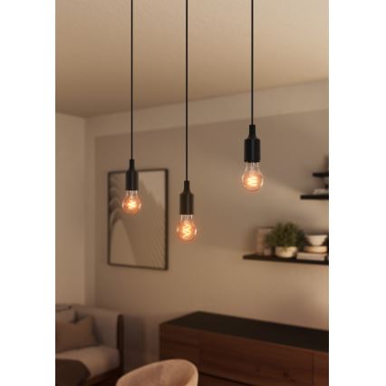 Osram - Przewód zasilający PENDULUM BELL 1xE27/15W/230V czarny