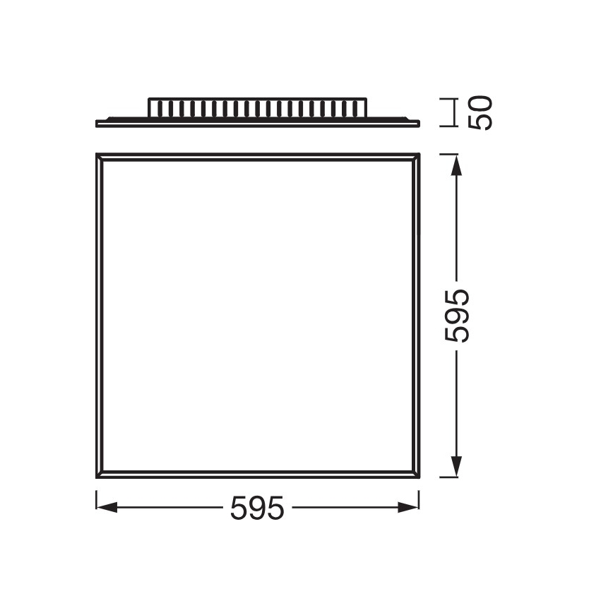 Osram - Przysufitowy panel LED PLANON LED/40W/230V 4000K 60x60 cm biały
