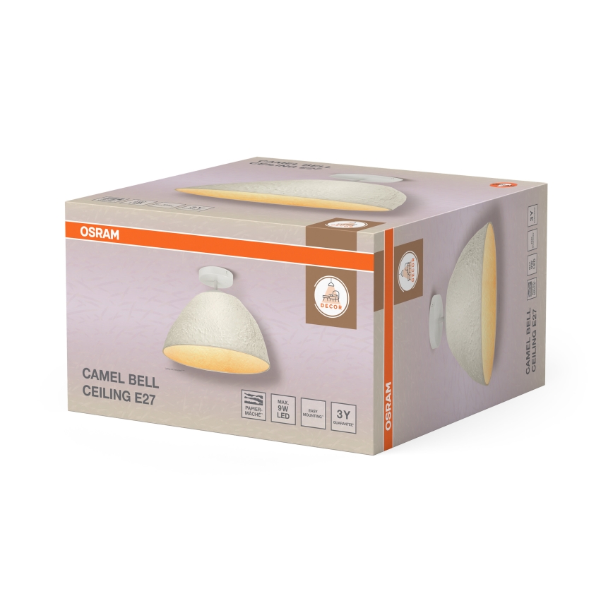 Osram - Przysufitowy żyrandol CAMEL BELL 1xE27/9W/230V śr. 37,5 cm