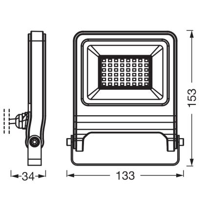 Osram - Reflektor LED ENDURA 30W/230V 3000K IP65