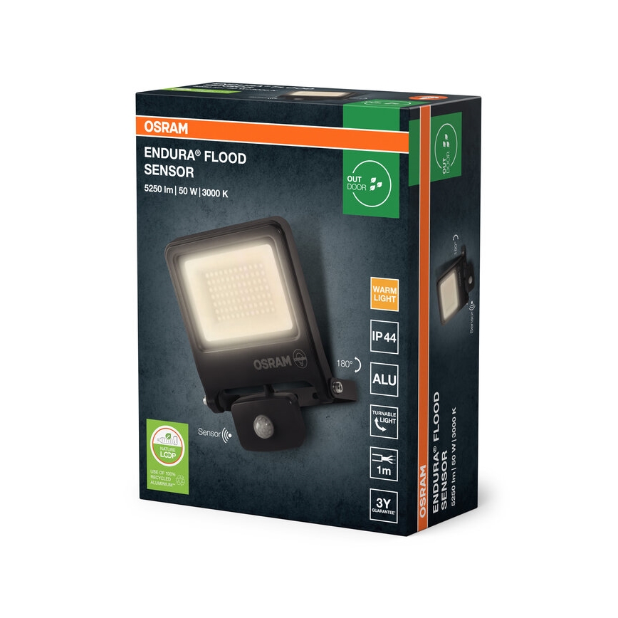 Osram - Reflektor LED ENDURA z czujnikiem 50W/230V 3000K IP44